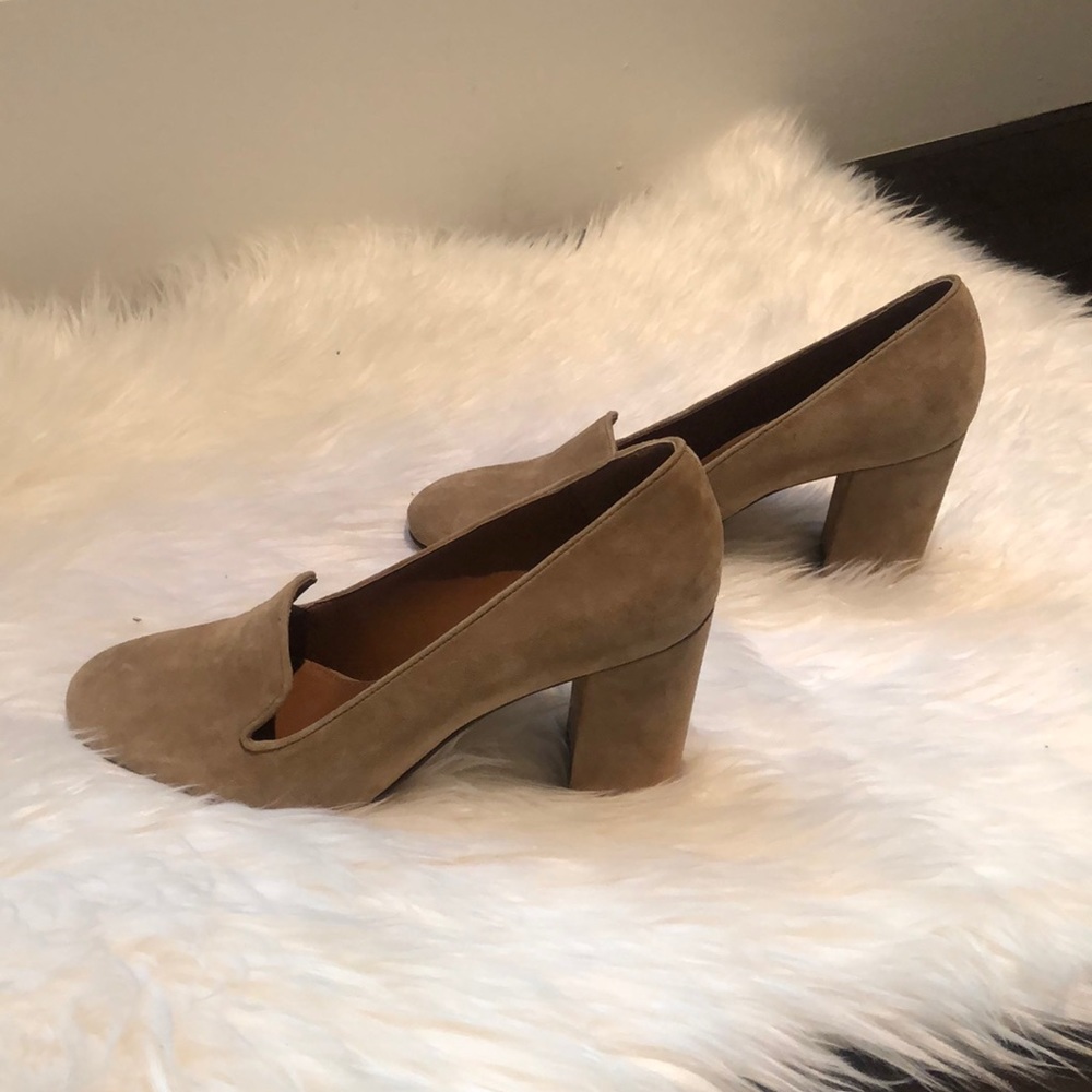 Suede heels